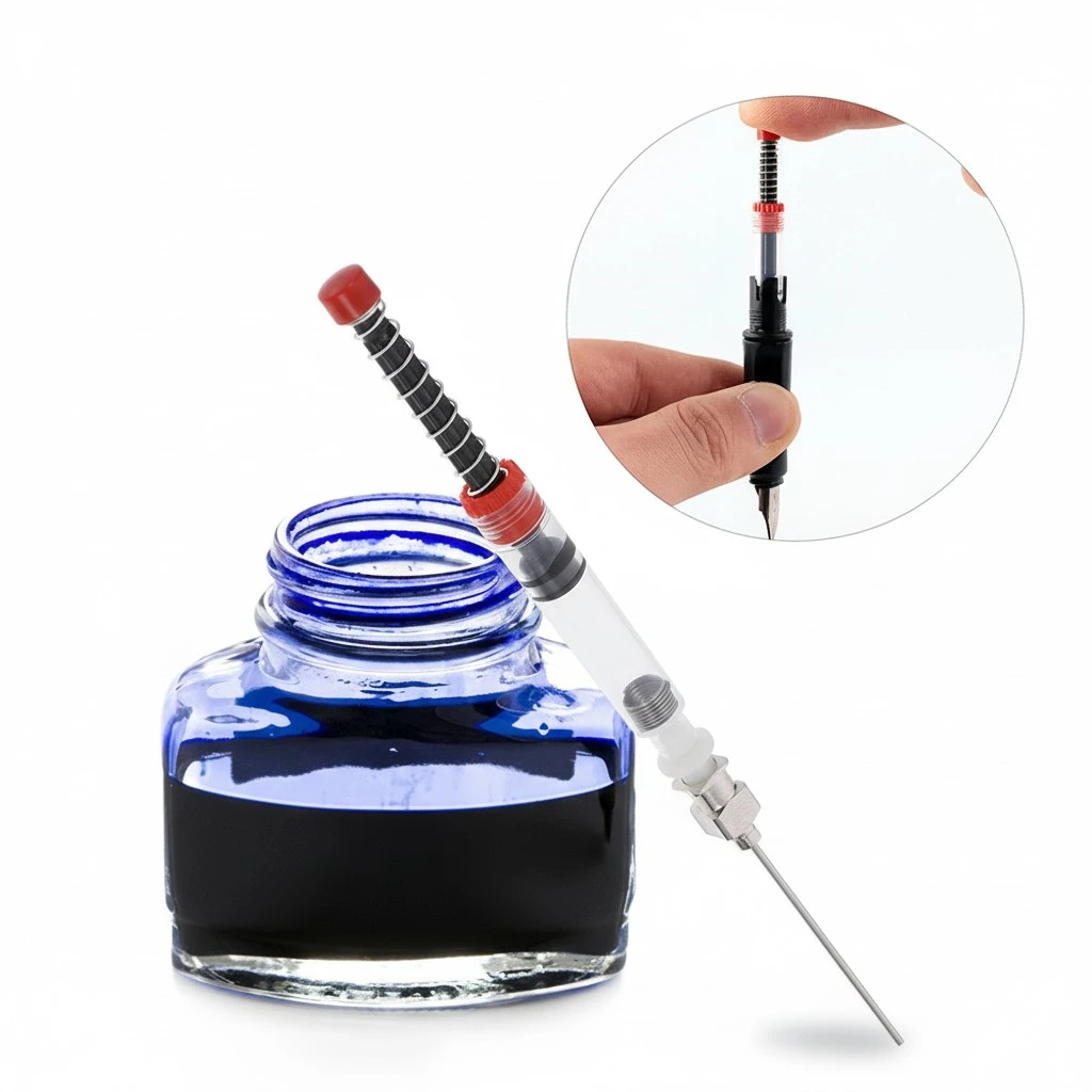 9Pcs Fountain Pen Filler Pen Ink Auxiliary Absorber Ink Pen  Device