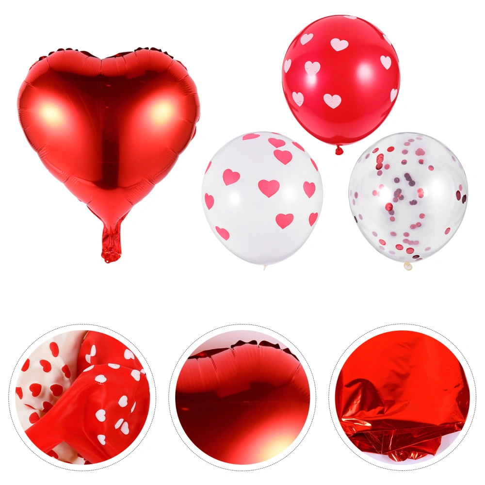 10pcs Decorative Balloons Wedding Valentine's Day Prop Party Balloons Adornment