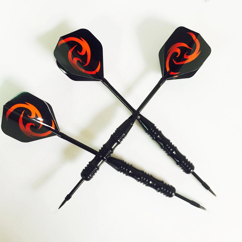3Pcs Match Darts Portable Needle Tipped Darts Drop-resistant Aluminum Rod Flights Darts For Sports Events With Storage Case (Red)