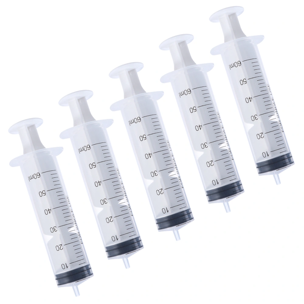 5 Pcs 60ml Luer Lock  Industrial Grade Glue Applicator  Without Needle