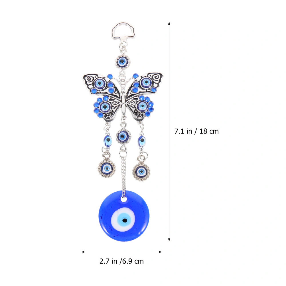 Butterfly-style Eye Pendant Indoor Wall Hanging Ornament Home Decoration