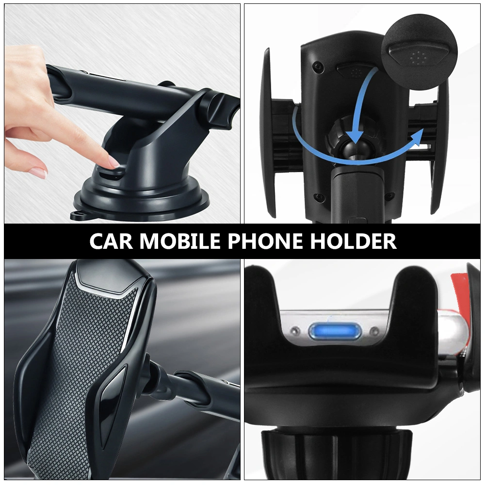 1pc Adjustable Phone Holder Car Universal Holder with Strong Sticky Suction Cup