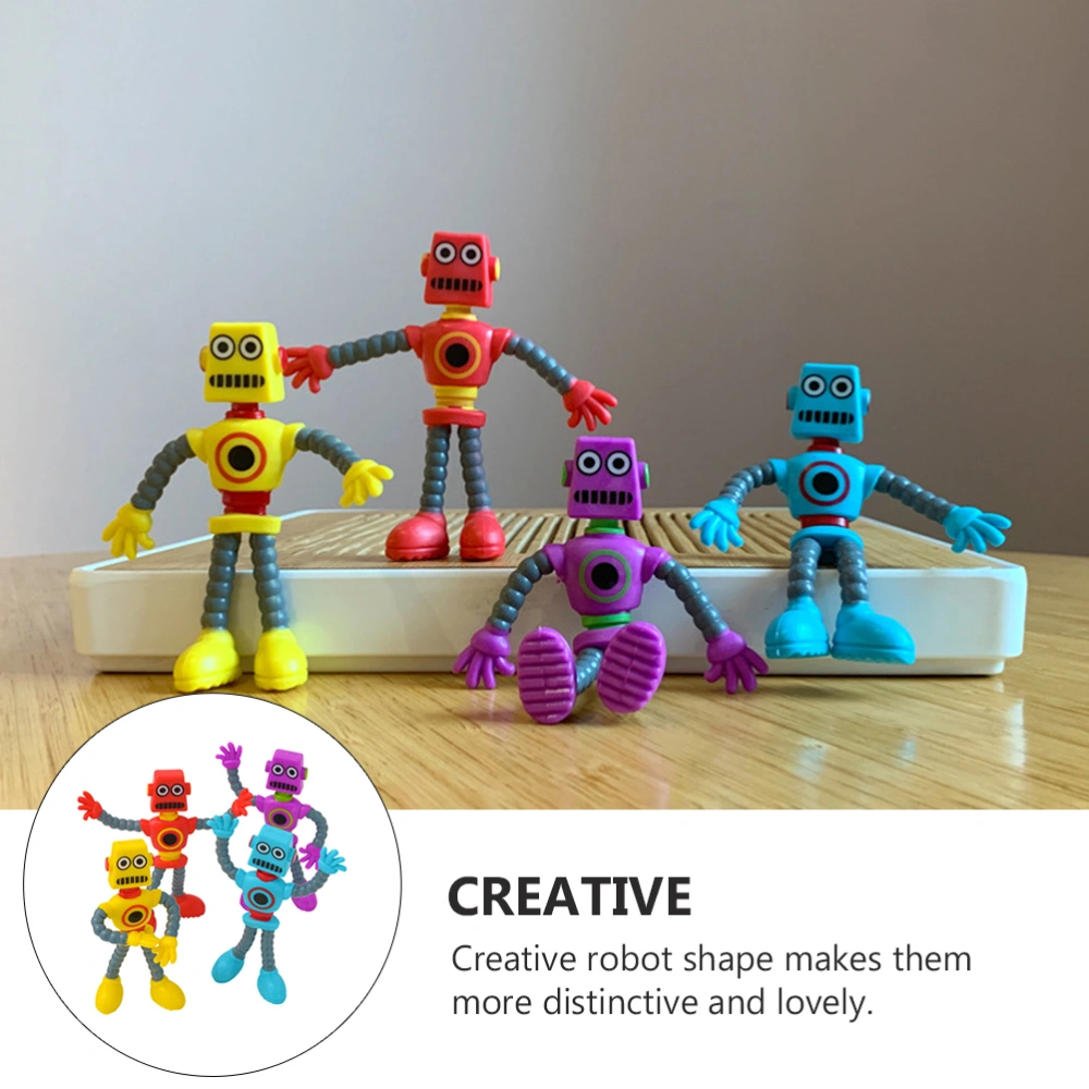 4Pcs Wire Robot Twisted and Deformed Toy Creative Vent Decompression Toy