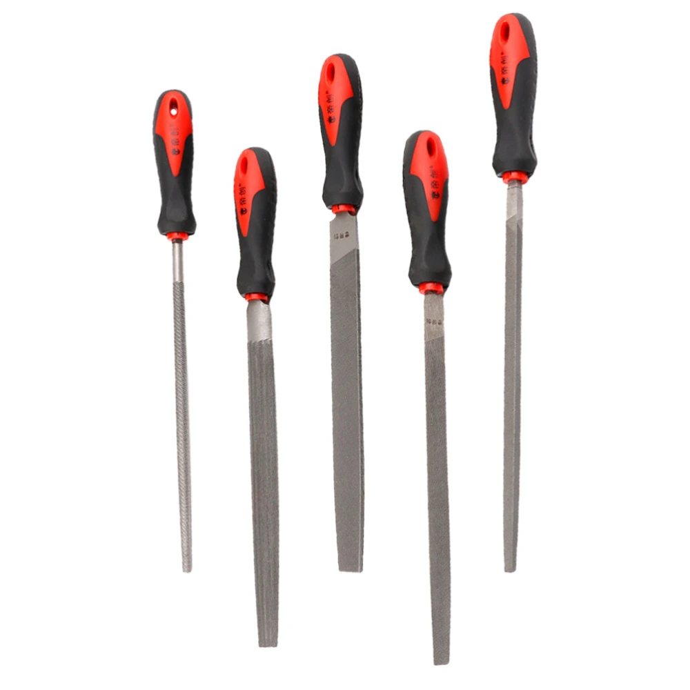 5pcs Durable Metal Rasp Files Set Wood Carving Tools Woodworking Hand File Tool