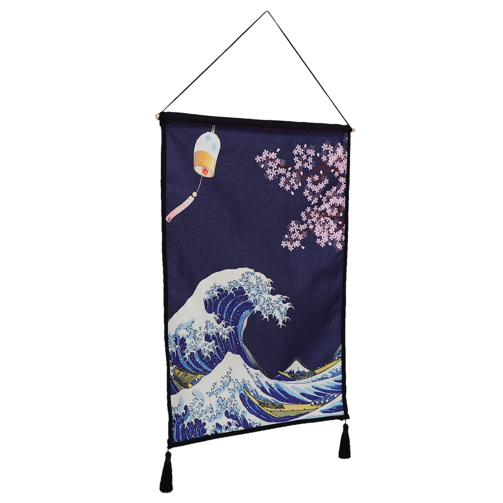 1 Set Japanese-style Tapestry Background Hanging Decor Wall Hanging Painting