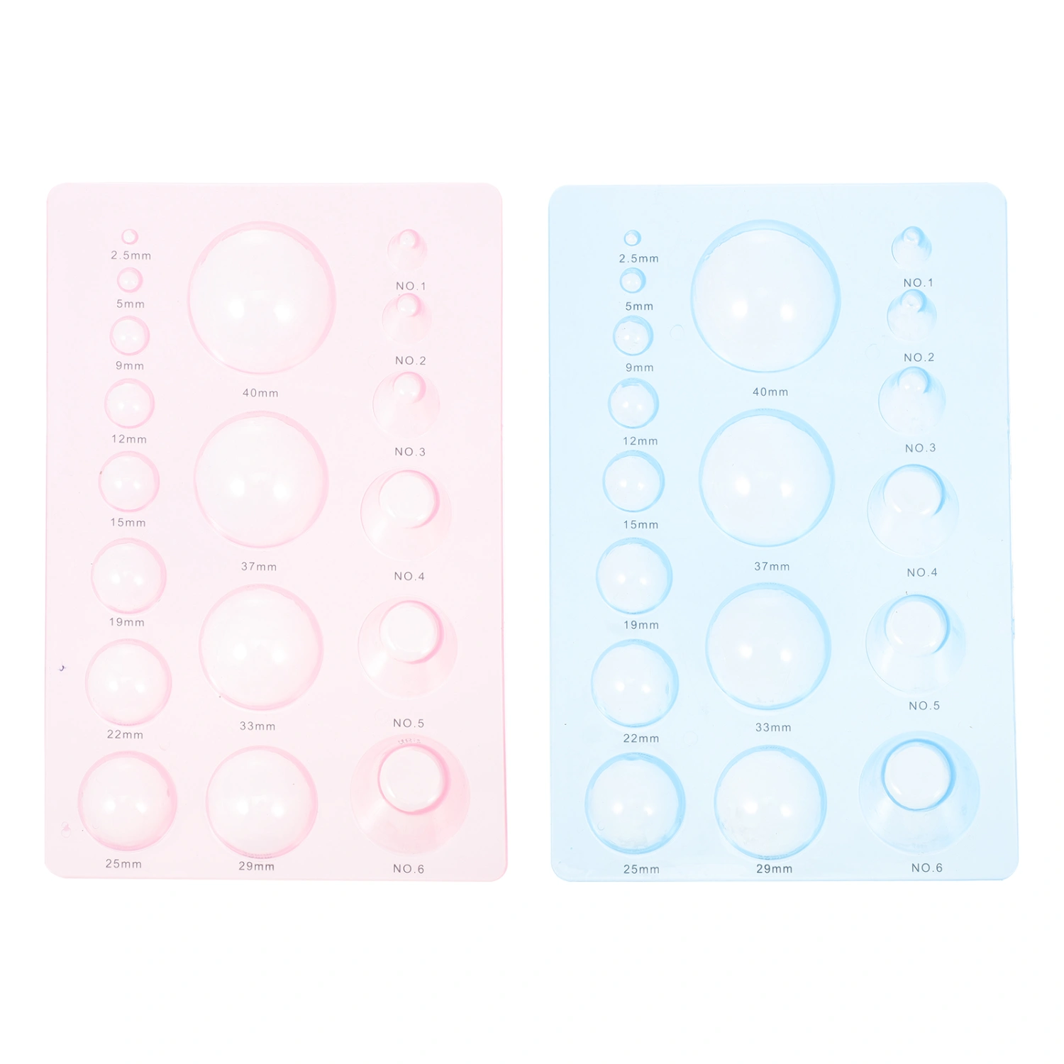 2Pcs Clay Molds Clay Flower Petals Molds Clay Gauges Ball Shaped Gauges