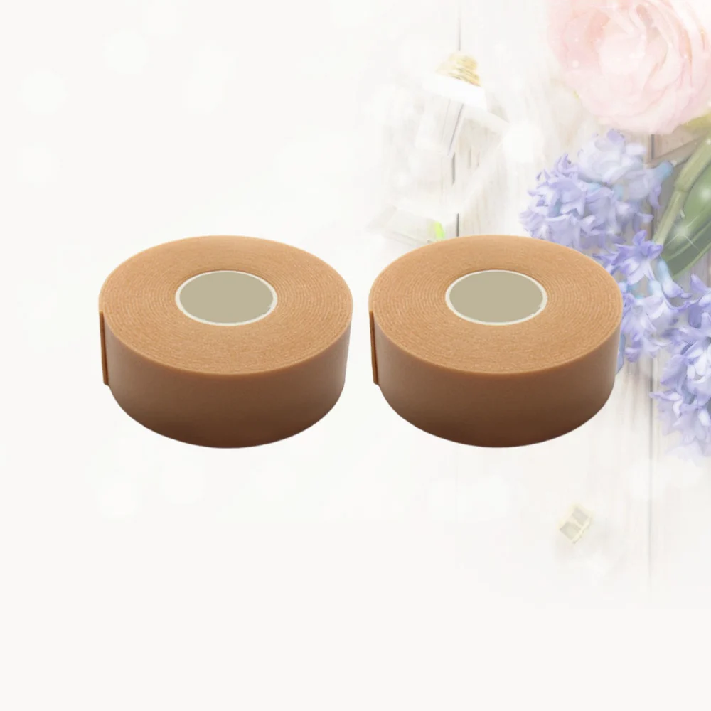 2pcs Professional Grafted Eyelash Tape Widened Eyelash Extension Isolation Patches Adhesive Tapes (Brown)