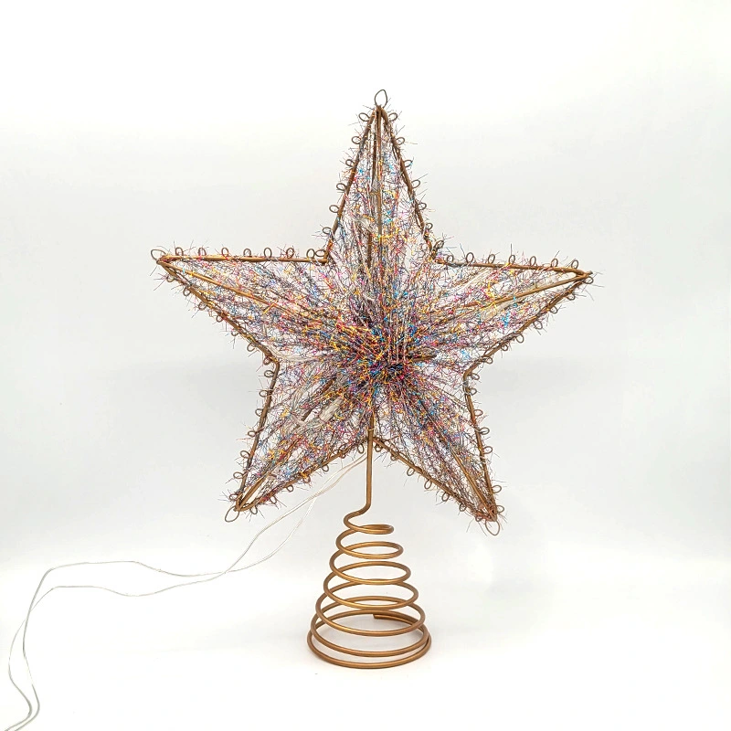 Christmas Tree Star Topper Christmas Tree Star Ornament Star Christmas Tree Topper With LED Lights