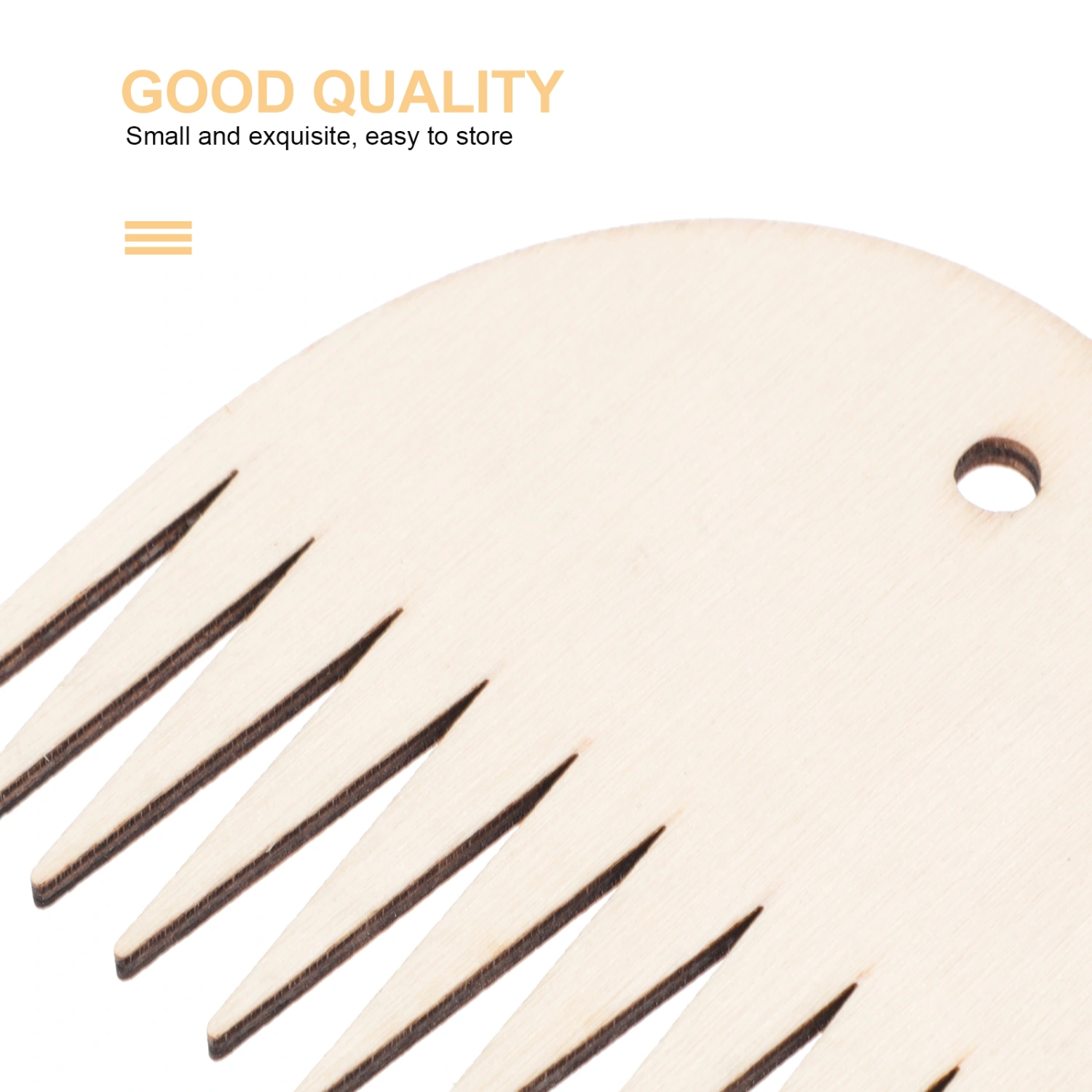 2Pcs Useful Weaving Combs Small Wooden Sawtooth Combs Tapestry Weaving Tools