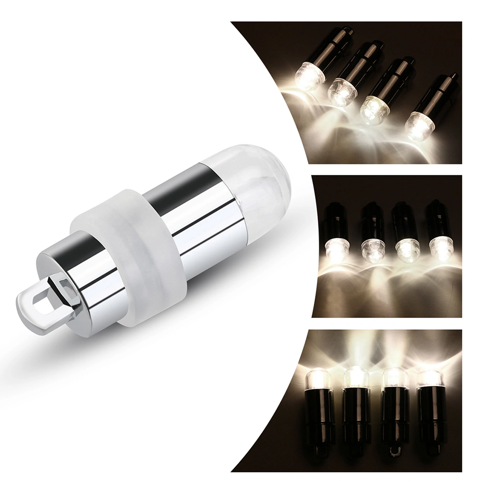 30pcs LED Party Lights Non-Blinking Waterproof Lights for Paper Lanterns Balloons Floral or Wedding Decorations (Warm White)