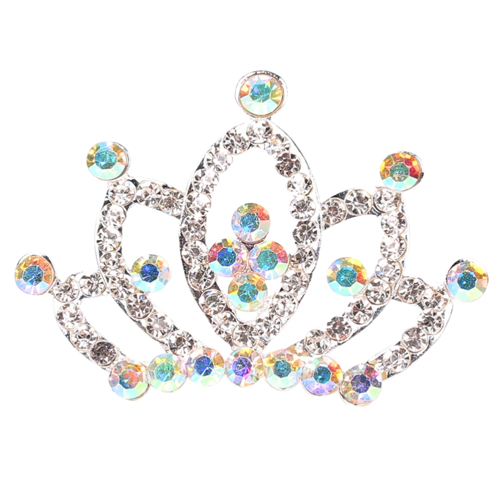 Crowns Kids Artificial Diamonds Hair Ornaments Girls Hair Comb Hair Accessories