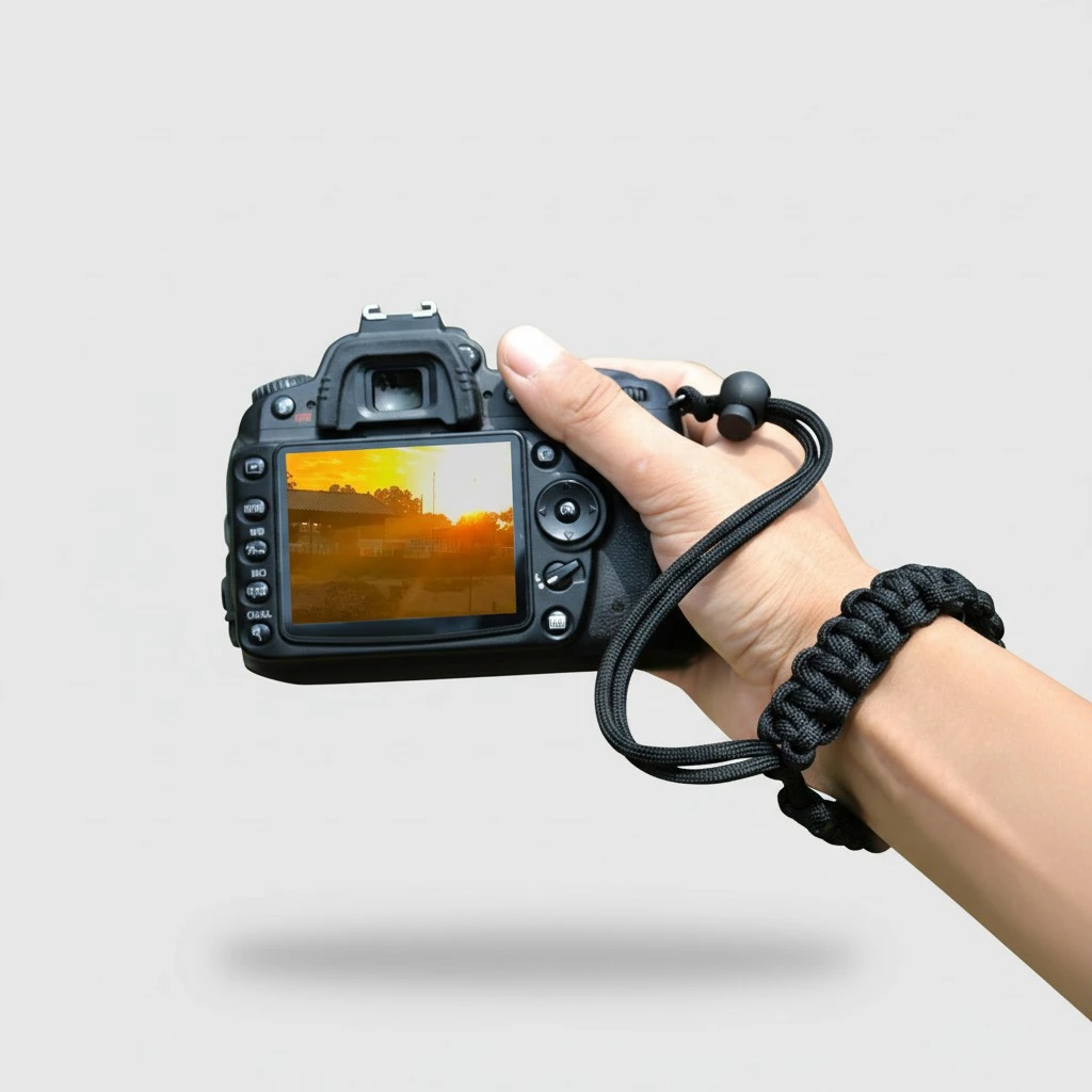 Camera Wrist Strap Adjustable Safety Strap Accessory for SLR Digital SLR