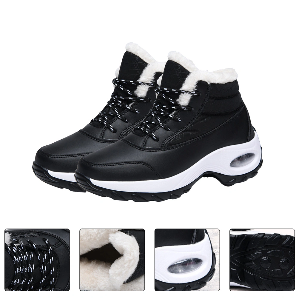 1 Pair Fashion Winter Woman Snow Boots Warm Air Cushion Snow Boots