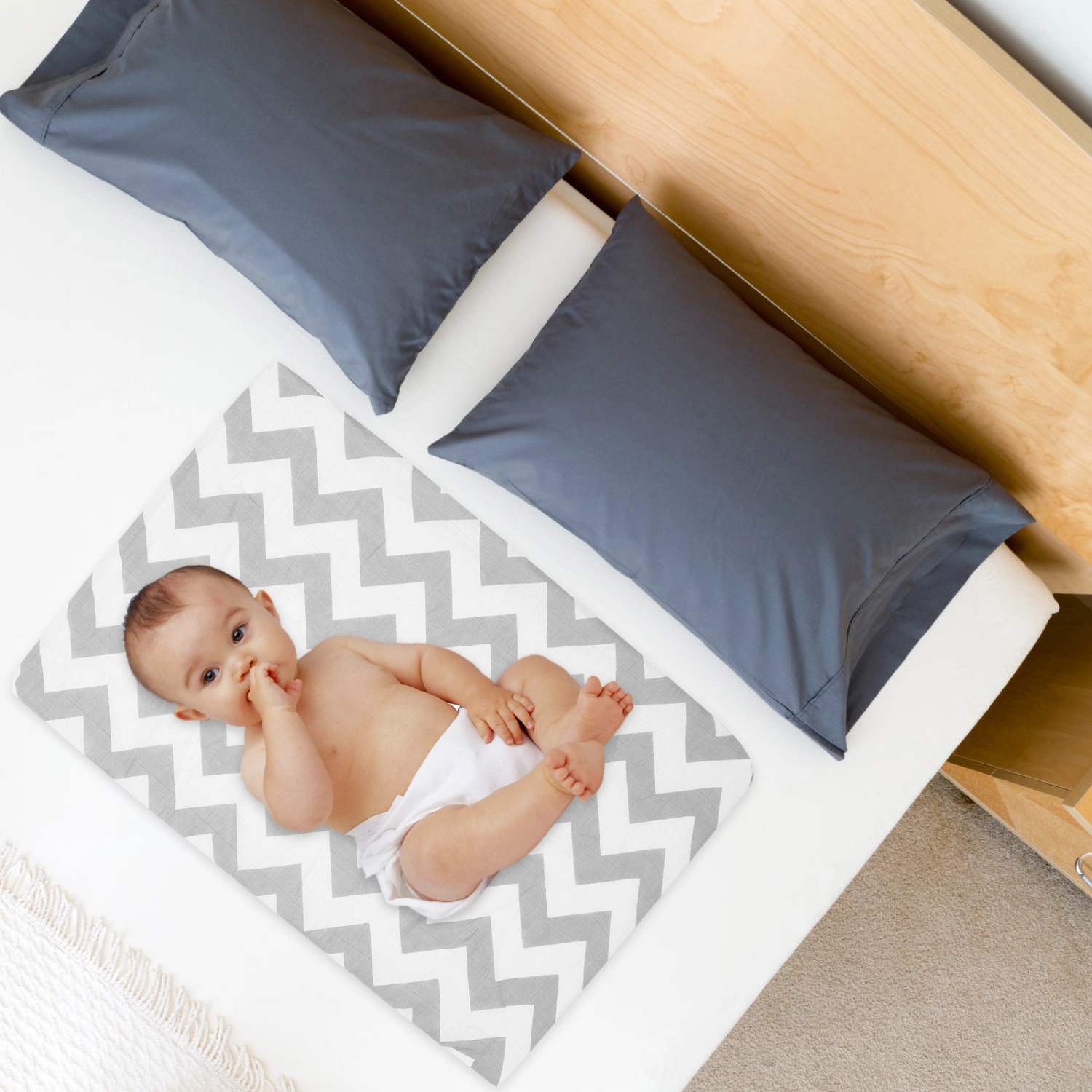 Baby Changing Table Pad Cover Washable Changing Pad Cover Removable Changing Pad Cover
