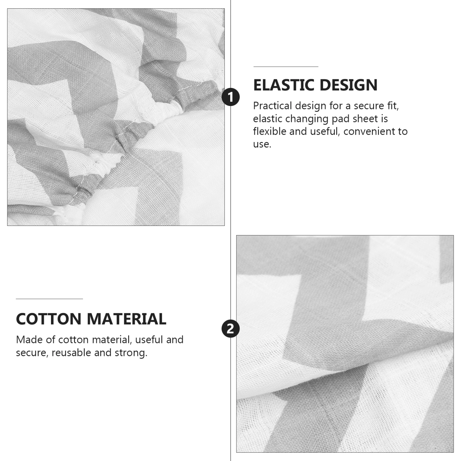 Baby Changing Table Pad Cover Washable Changing Pad Cover Removable Changing Pad Cover