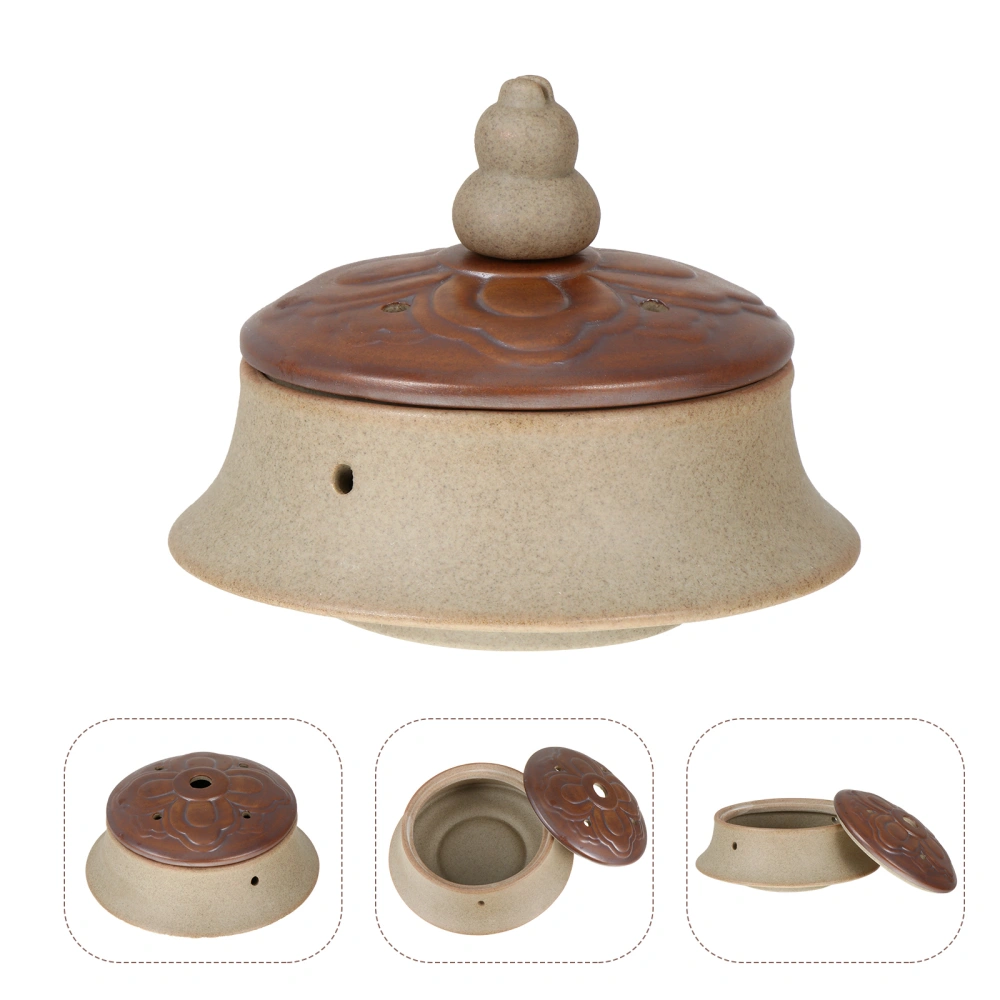 Incense Ceramic Antique Aroma Censer Fragrant Incense Holder Home Ornaments