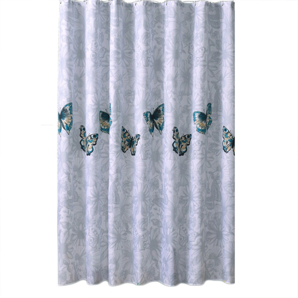 Waterproof Bathroom Shower Curtain Polyester Fabric Bathroom Curtain 180x200cm