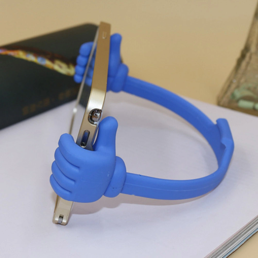Multi-function Tablet Phone Stand Long Thumb Shaped Lazy Stand Tablet Accessories for Tablet Smartphone (Random Color)