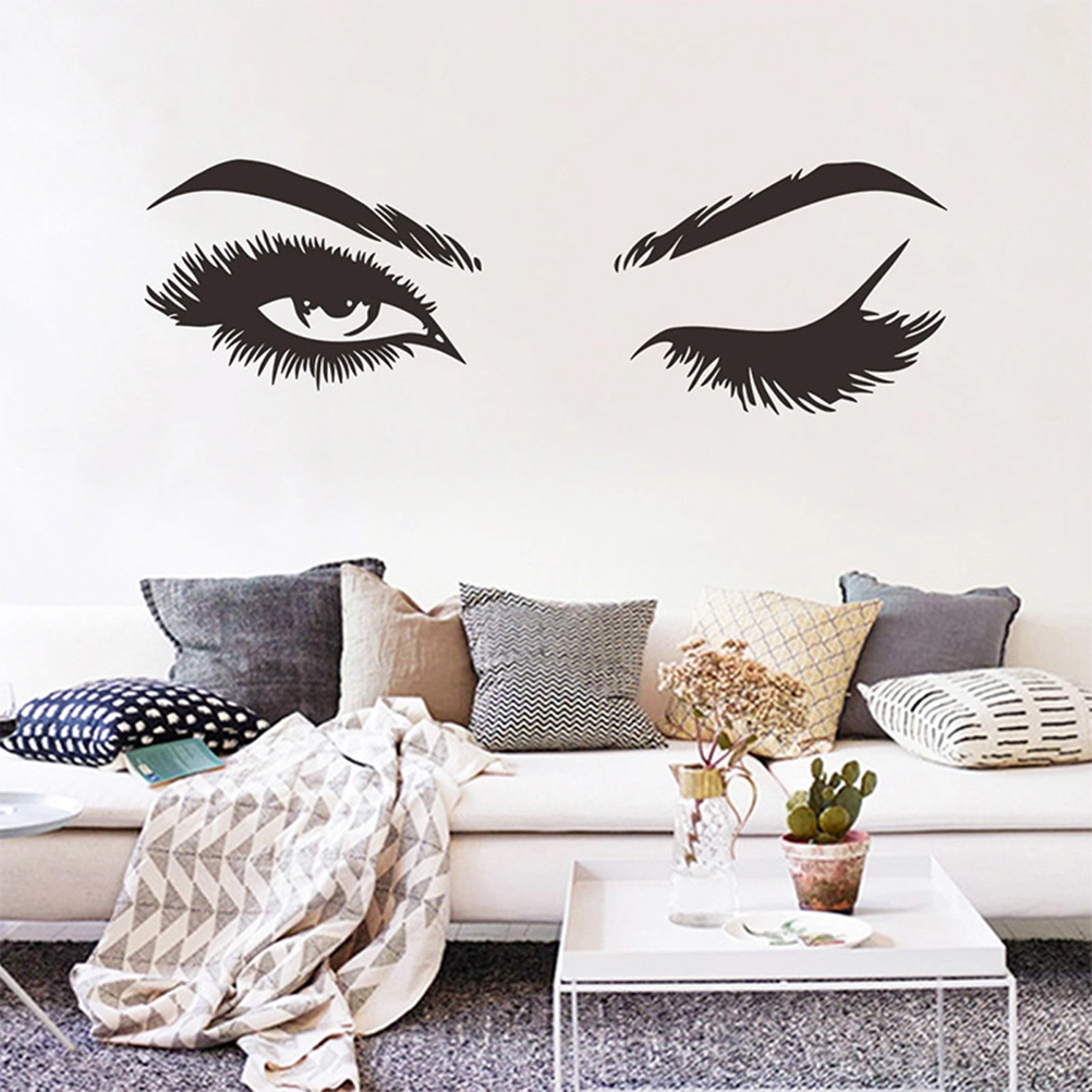 Black Wall Vinyl Decal Home Decor Art Sticker Beauty Salon Mural Art