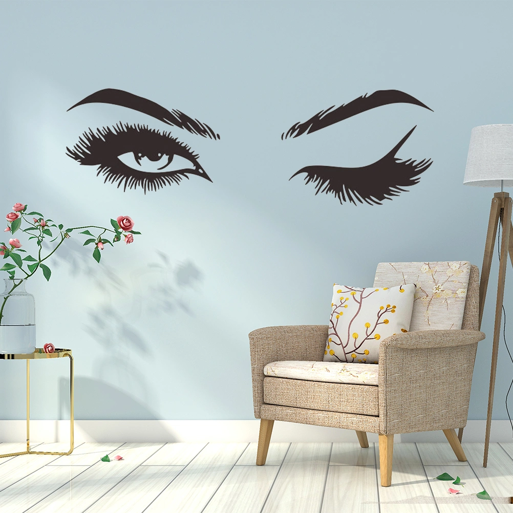 Black Wall Vinyl Decal Home Decor Art Sticker Beauty Salon Mural Art