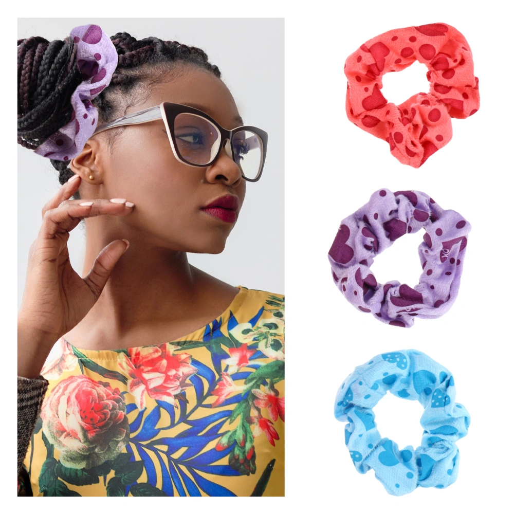 8pcs Girl Hair Scrunchies Elastic Hair Bands Hair Ties Hair Accessories