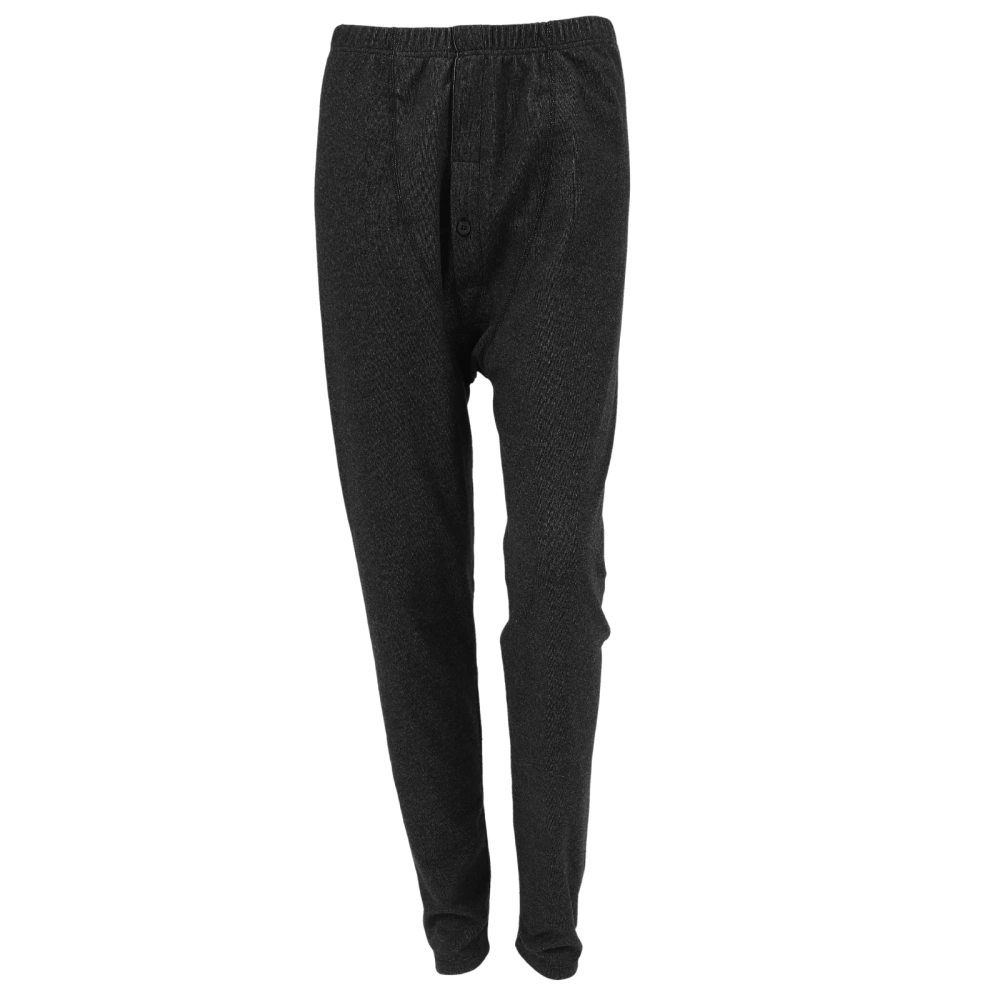 1Pc Winter Men Keeping Warm Pants Useful Long Johns for Men (Dark Grey)