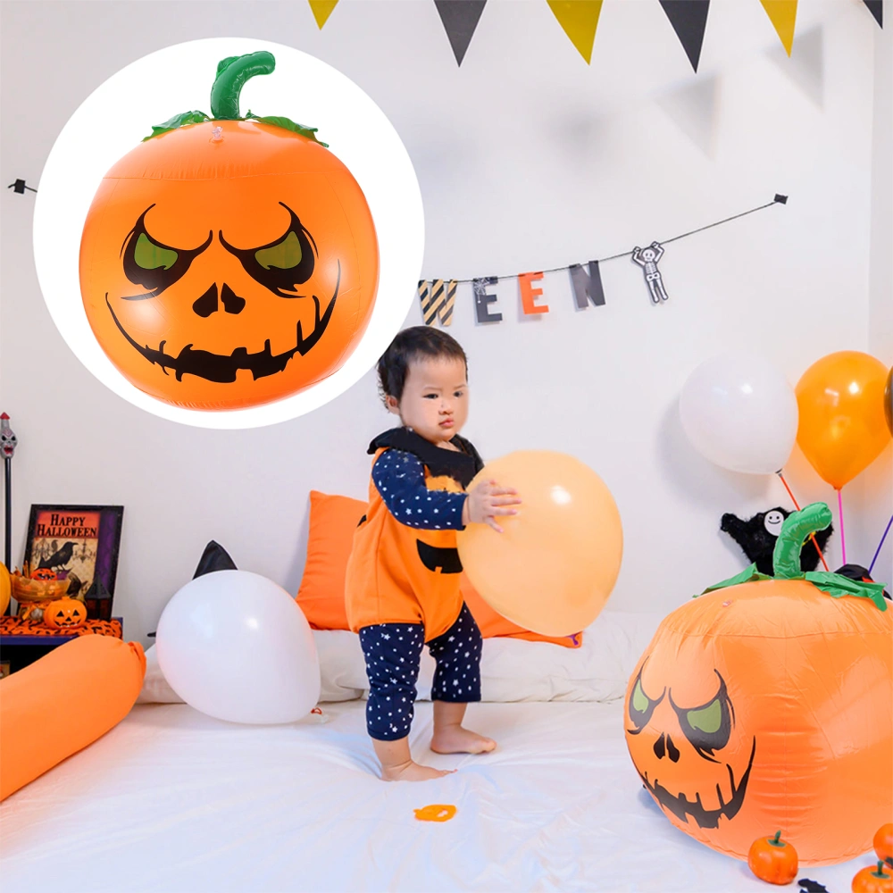 Halloween Pumpkin Thickened Inflatable Balloon Party PVC Balloon Decor with Pump