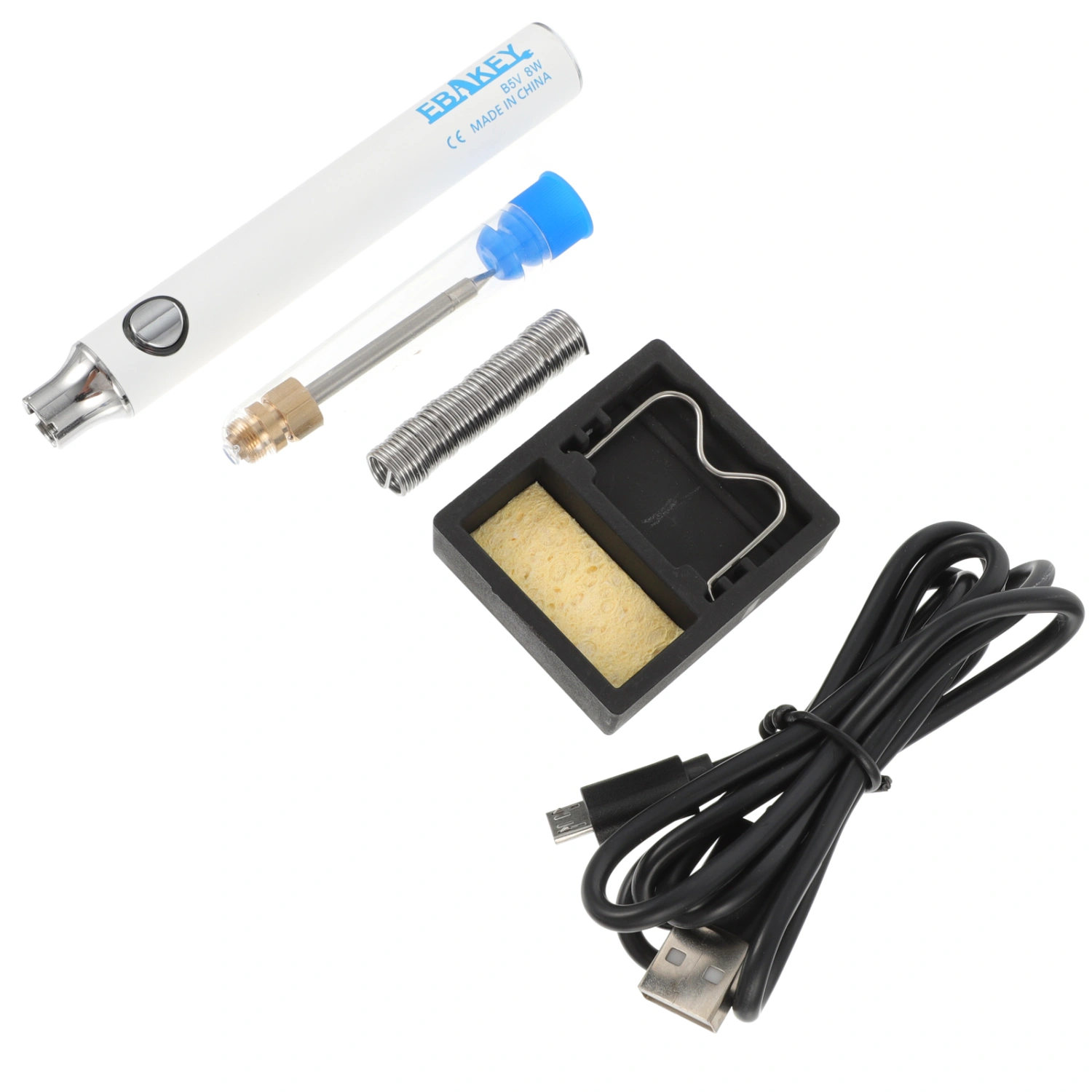 1 Set Soldering Iron USB Charging Soldering Iron 5V 8W Adjustable Temperature