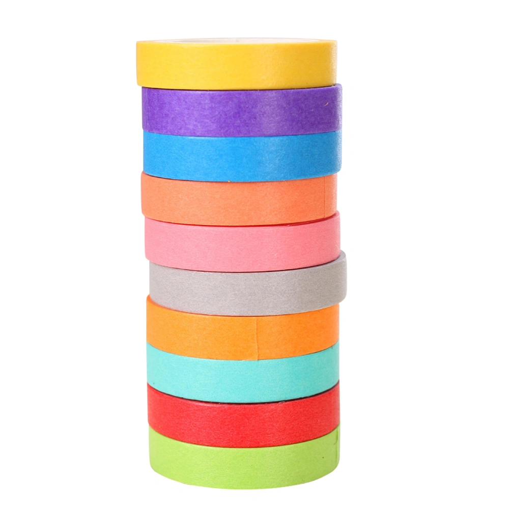 30Pcs  Exquisite Paper Tape Unique Label Sticker Stylish Diary Hand Account Washi Paper Tape Beautiful Bronzing Paper Tape for DIY (Assorted Color)