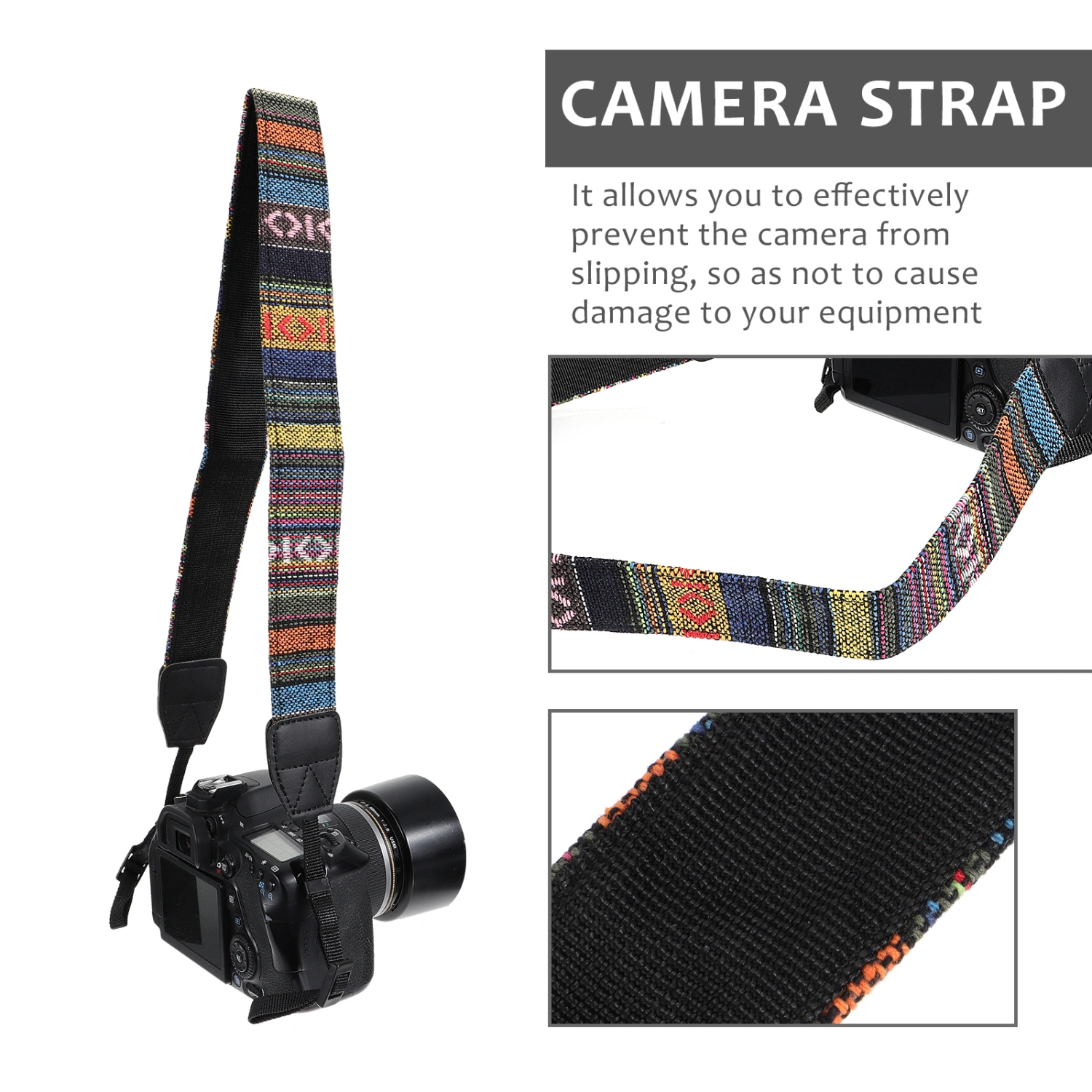 2pcs Camera Sling Belts Shoulder Strap Belts Neck Shoulder Belts for Camera