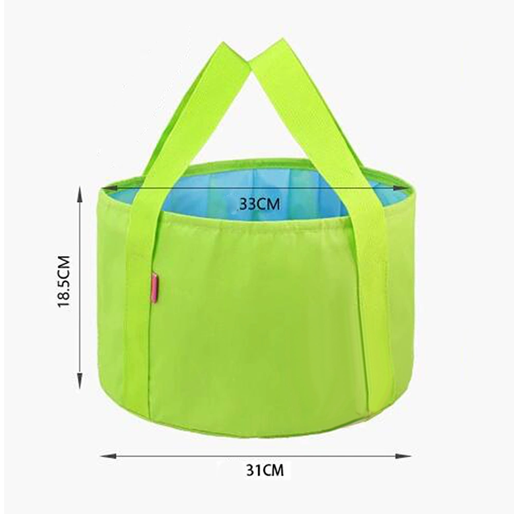 15L Foldable Bucket Compact Portable Bathtub Washbasin Camping Bucket Soak Bucket for Hiking Backpacking Outdoor (Blue)