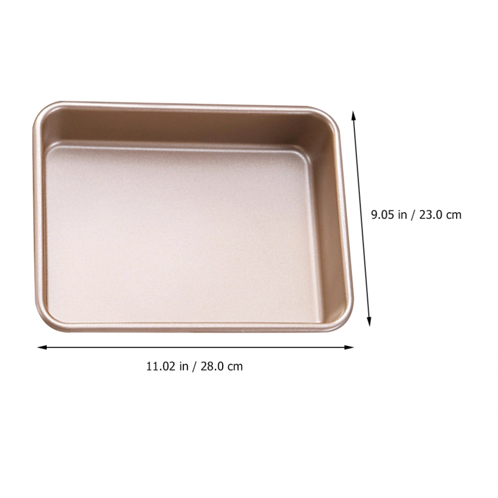 Square Baking Pan Non-stick Bread Plate Practical Kitchen Cake Pan for Home