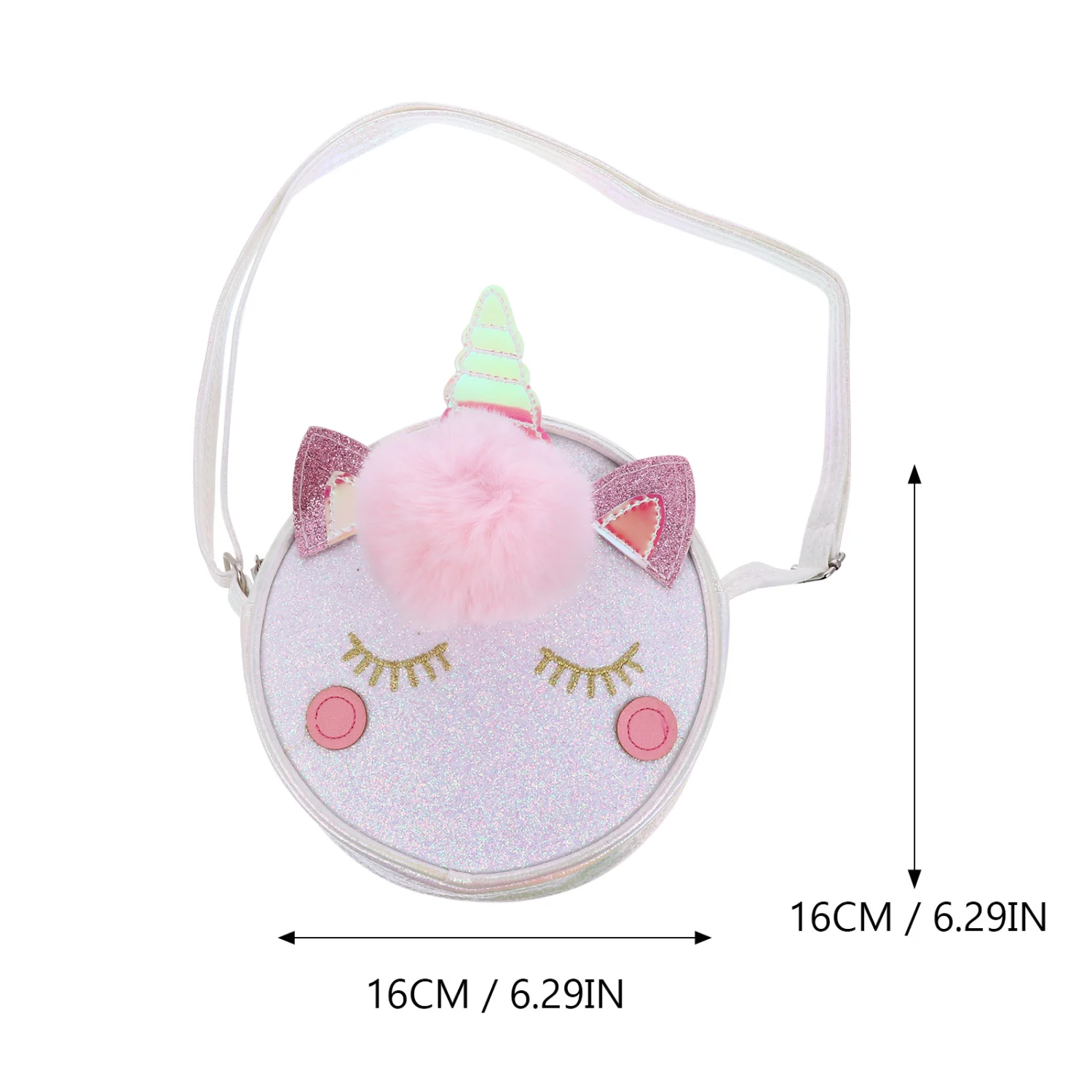 Unicorn Design Phone Bag Fashion Cross Body Lovely Shoulder Bag for Kids Girls