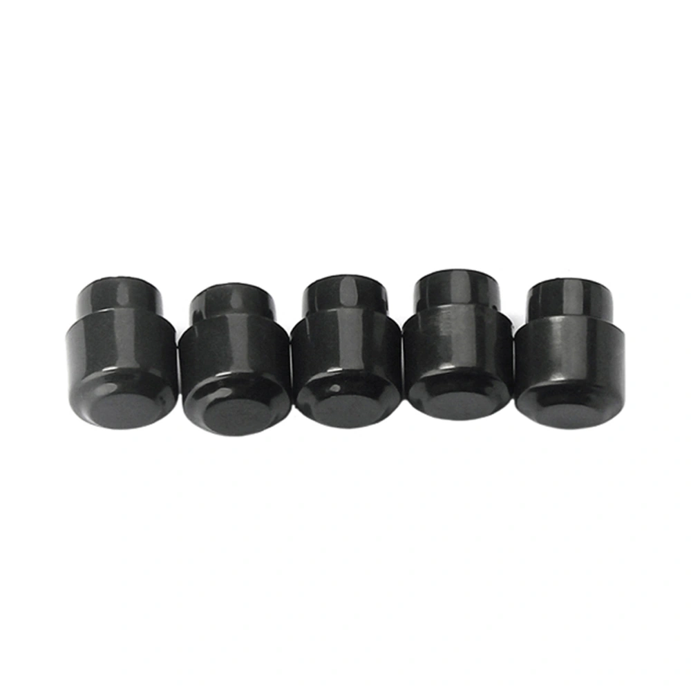 5pcs Switch Knob Tip Replacement for Electric Guitar Pickup Selector Switches (Black)