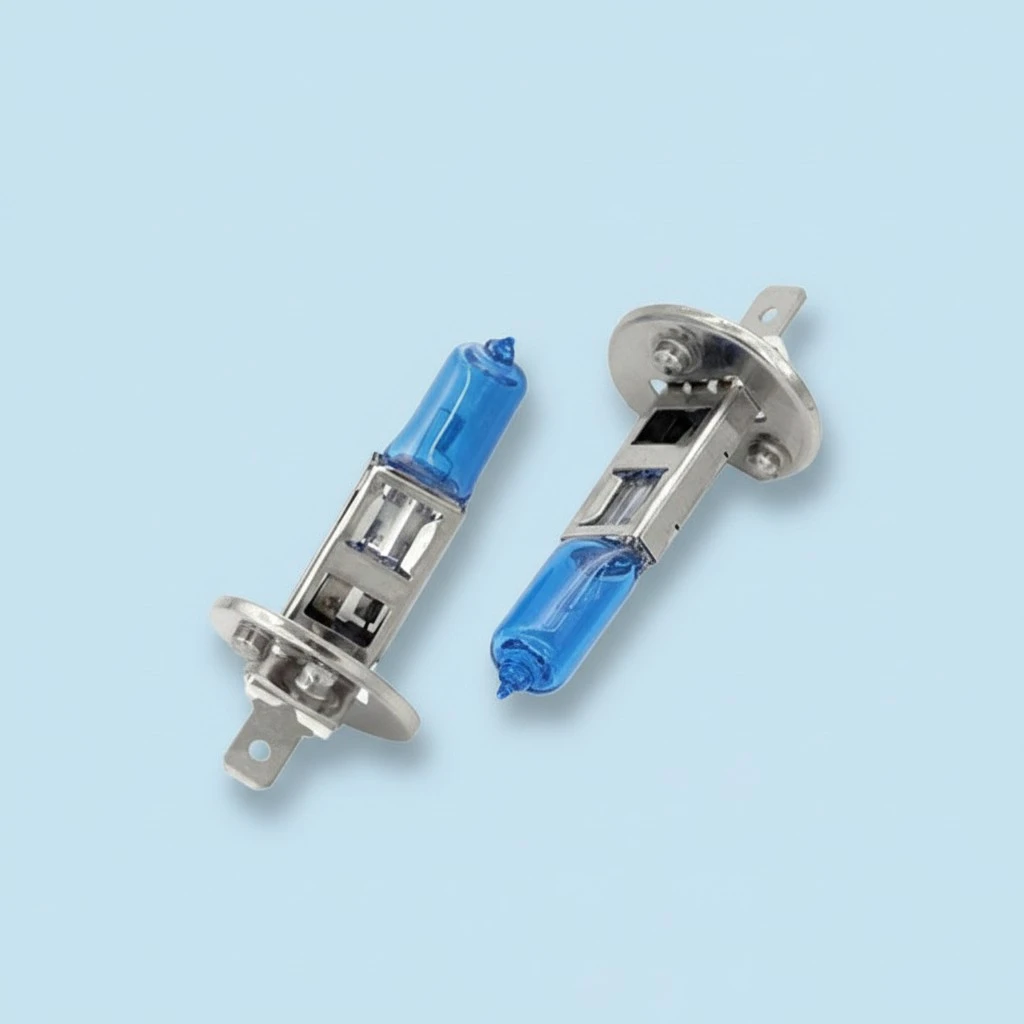 2pcs H1 100W 12V 6000K Car Xenon Gas Halogen Headlight White Light Lamp Bulbs