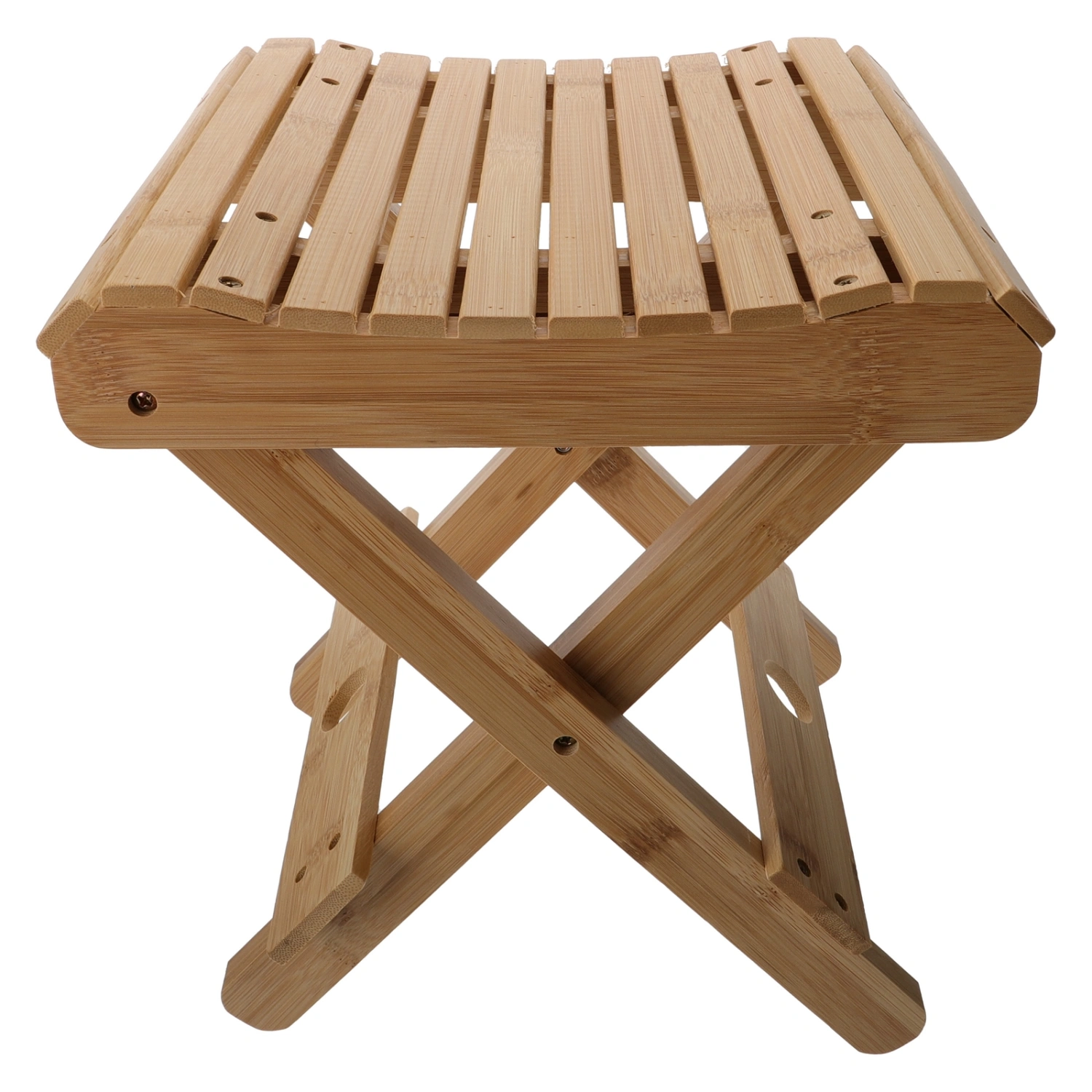 Collapsible Bamboo Stool Outdoor Fishing Stool Practical Camping Stool