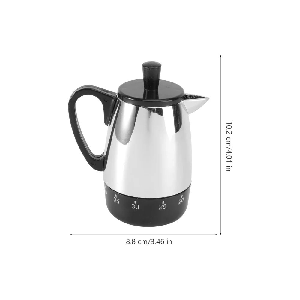 1Pc Kettle Pattern Timer Home School Mechanical Timer Kitchen Time Reminder