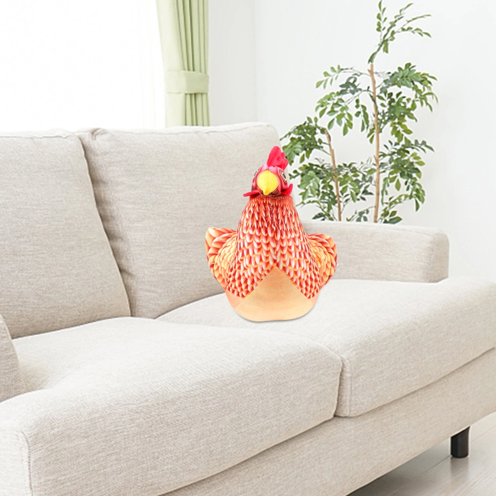 1pc Creative Chicken Plush Doll Creative Adorable Doll Children Home Plaything