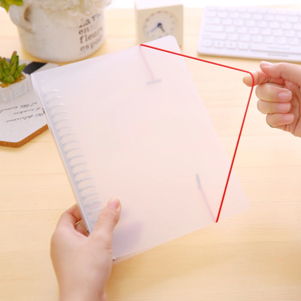 Plastic B5 Cover Round Ring Binder File Folder for Loose Leaf Sheet Protectors Notebook Refill DIY Scrapbooking Binder Cover Protector