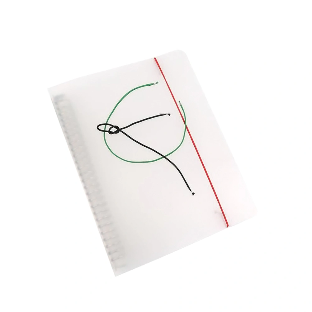 Plastic B5 Cover Round Ring Binder File Folder for Loose Leaf Sheet Protectors Notebook Refill DIY Scrapbooking Binder Cover Protector