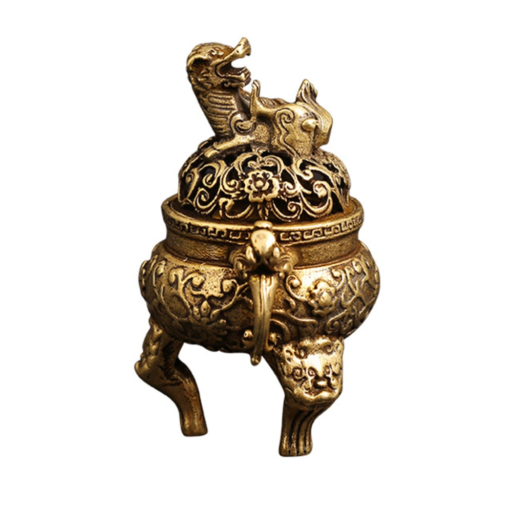 1Pc Tripod Incense Burner Chinese Style Incense Burner Home Decoration