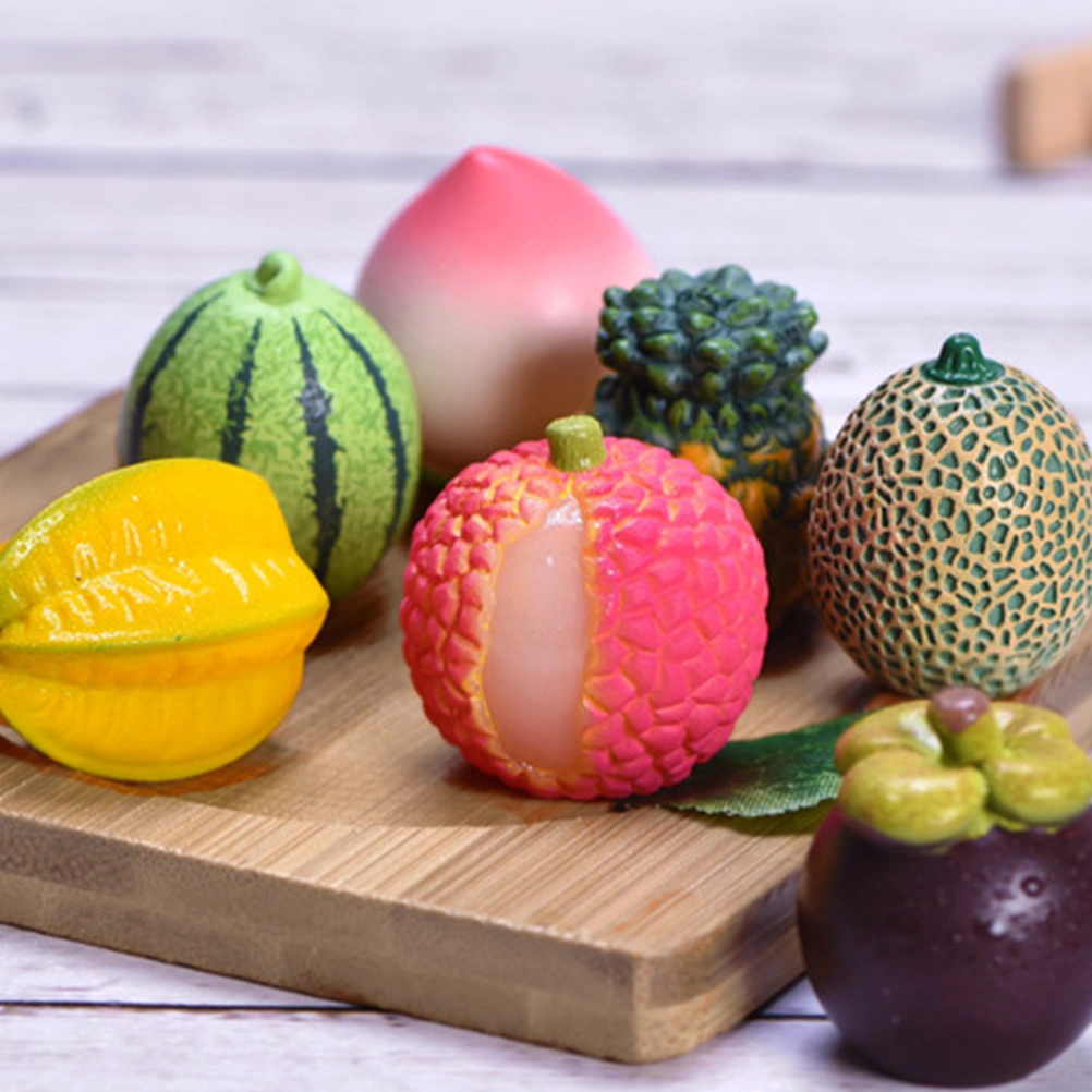 10pcs Fake Fruits Realistic Fruit Set Fake Fruit Decorations Artificial Fruits