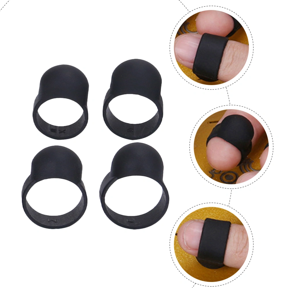 4pcs Ethereal Drum Fittings Ethereal Drum Finger Cots Practicing Finger Protectors