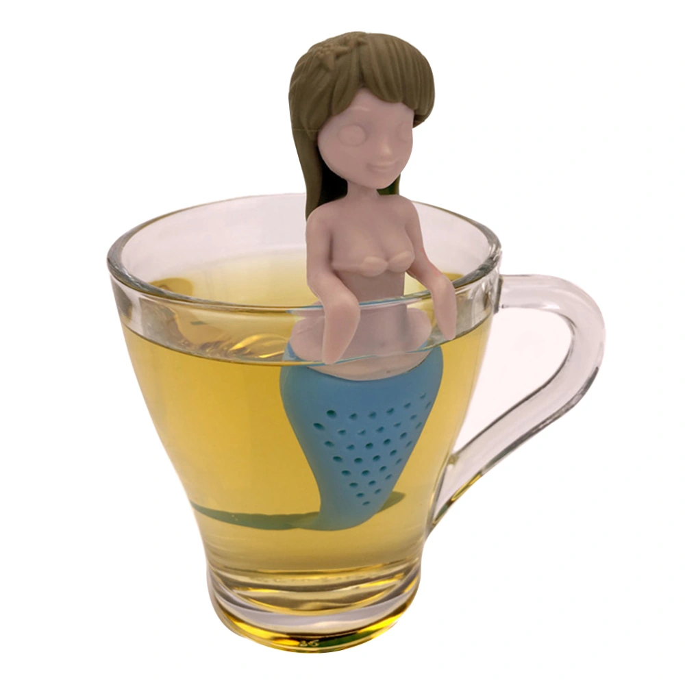 Mermaid Silicone Tea Infuser Tea Loose Leaf Tea Strainer Filter Diffuser Kitchen Tools Gadgets