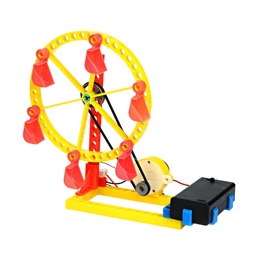 1 Set Science Experiment Toy Interesting Kids DIY Ferris Wheel Toy Self-made Sky Wheel Toy