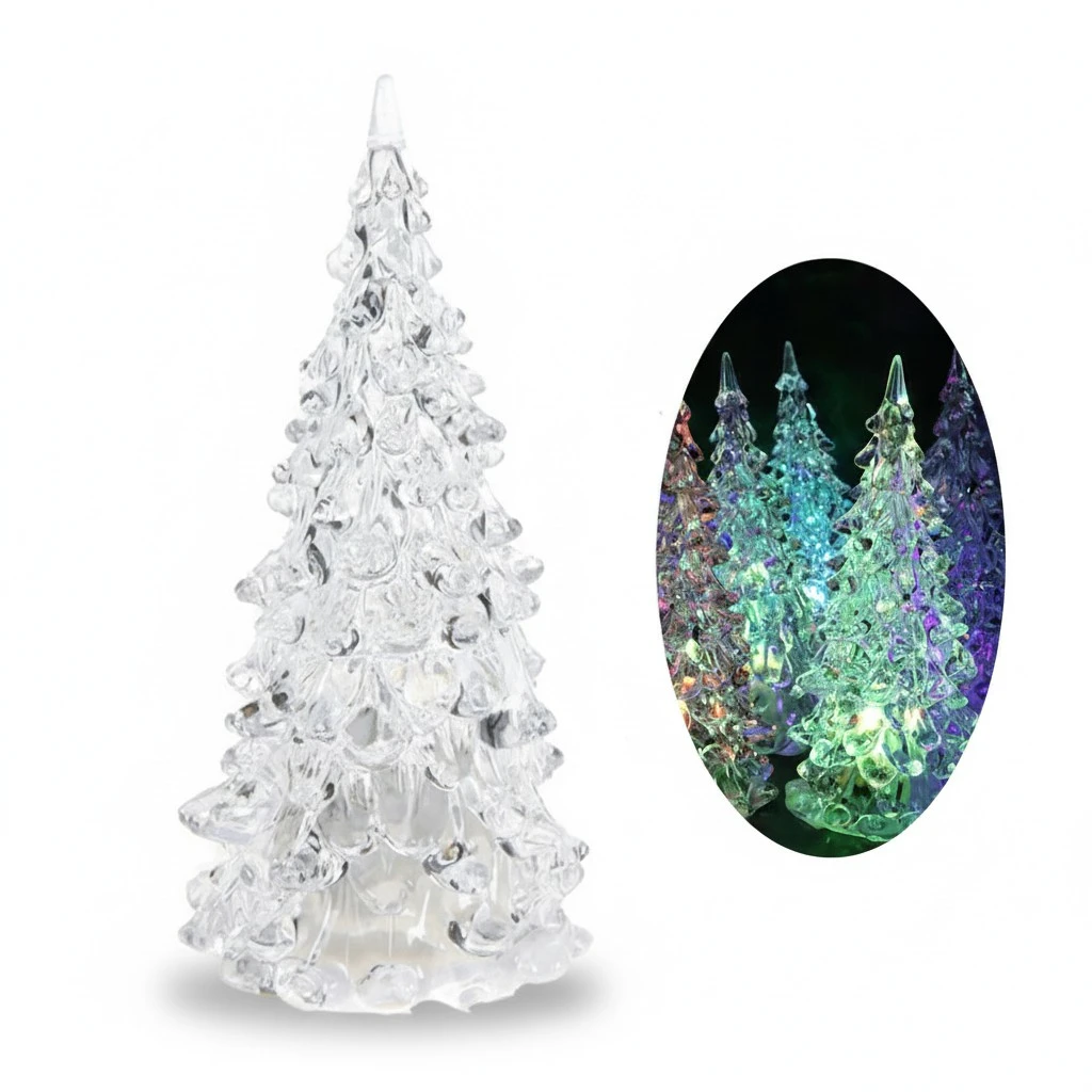Christmas Tree Light Seasonal Lighting Mini LED ry Night Lights Decorations for Home Holiday Kids Room Hallway