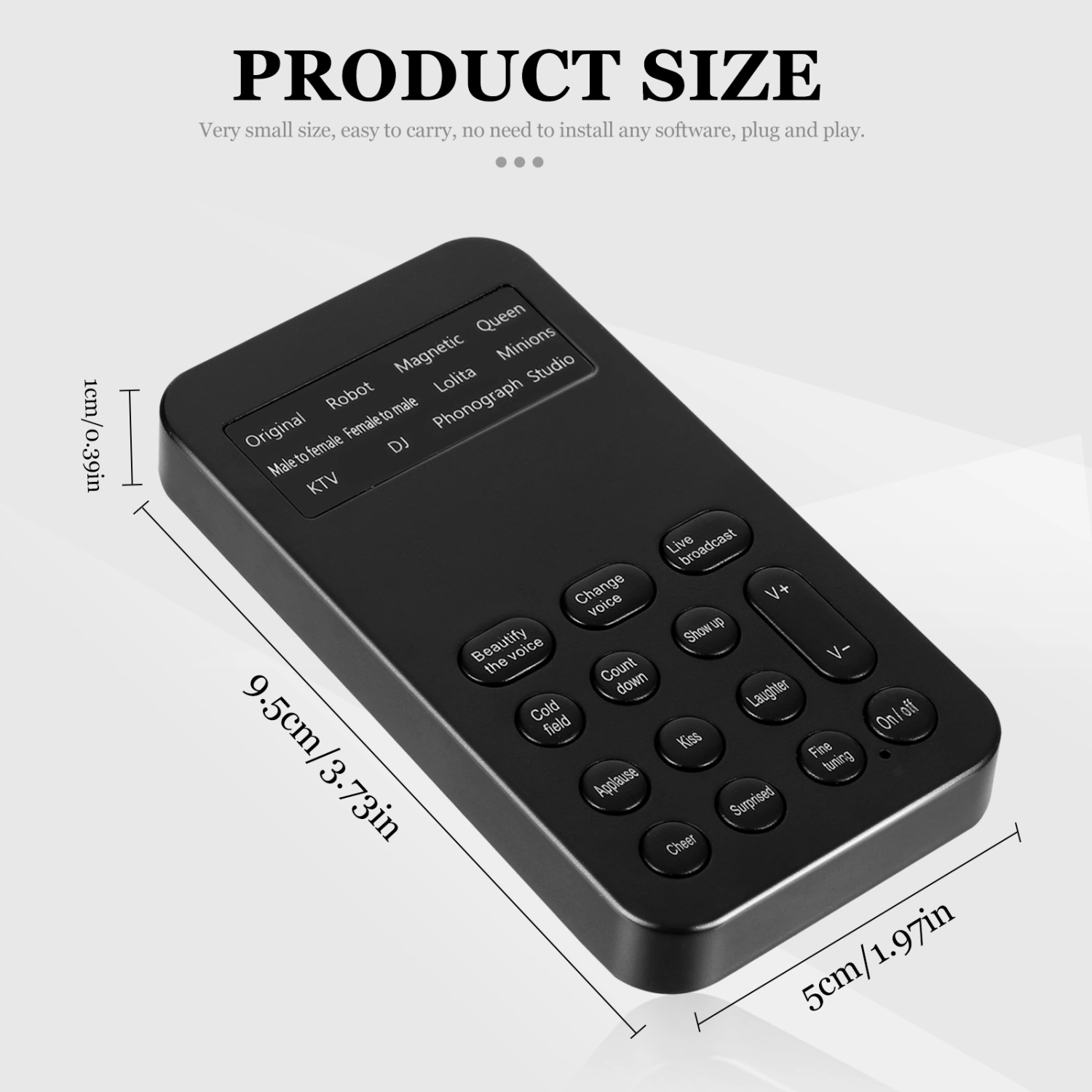 Voice Changer Scene Voice Change 8 Sound Effect Mini External Sound