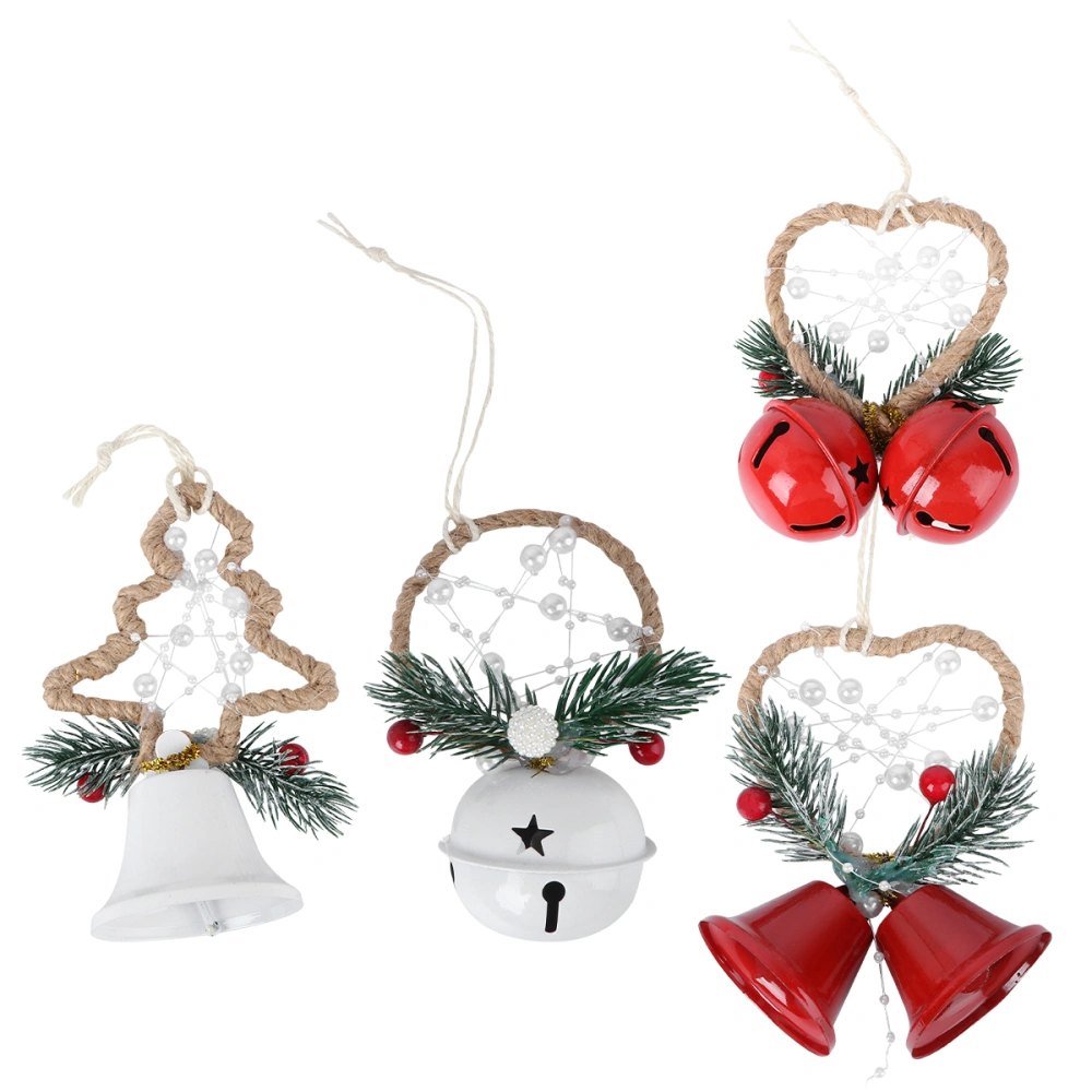 4 Pcs Christmas Pendant Decor Wall Hanging Accessory (Random Style and Color)