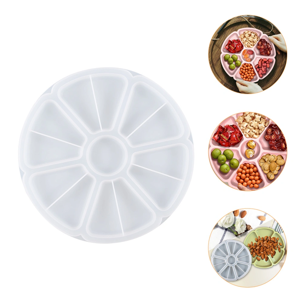 DIY Crystal Mold Round Storage Tray Storage Box Silicone Mold Home Decoration