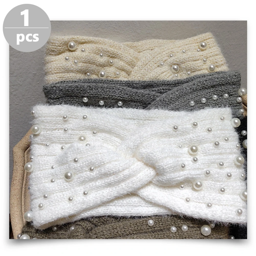 1Pc Winter Headband Women Warm Headband Knitted Headband Cozy Hair Band